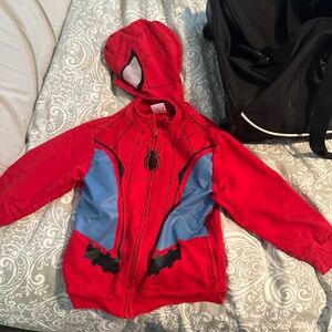 Spider-Man hooded zip up size small